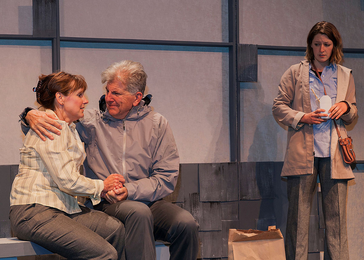 Kelly Ketzenbarger, Mike Monroney and Brittany Bays in “The Other Place”